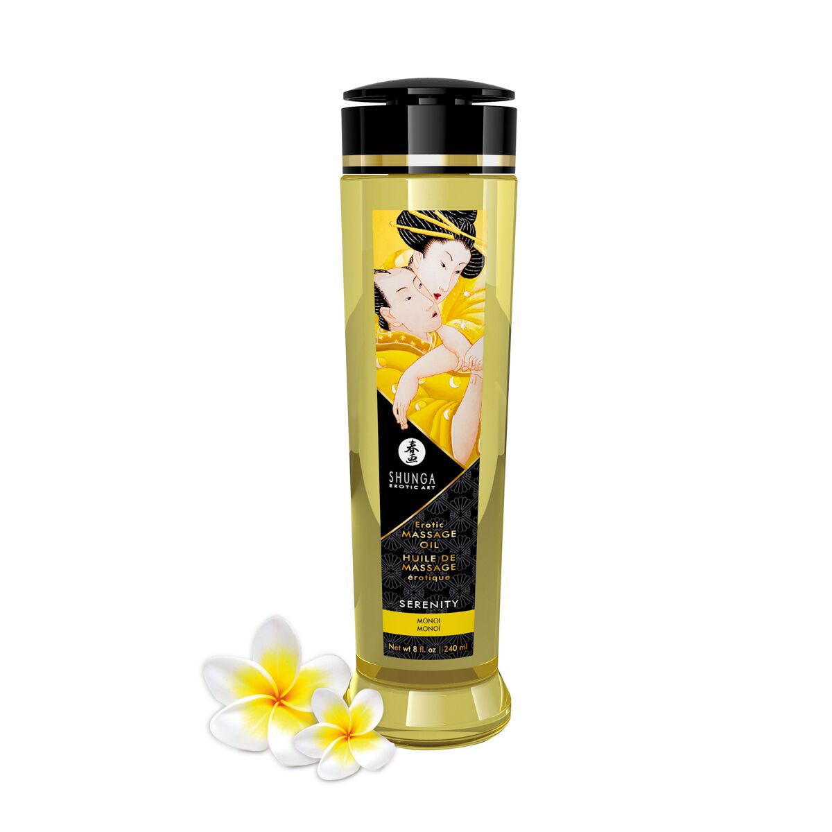 Масажна олія Shunga Serenity – Monoi (240 мл) натуральна зволожувальна Масажна олія Shunga Serenity – Monoi (240 мл) натуральна зволожувальна