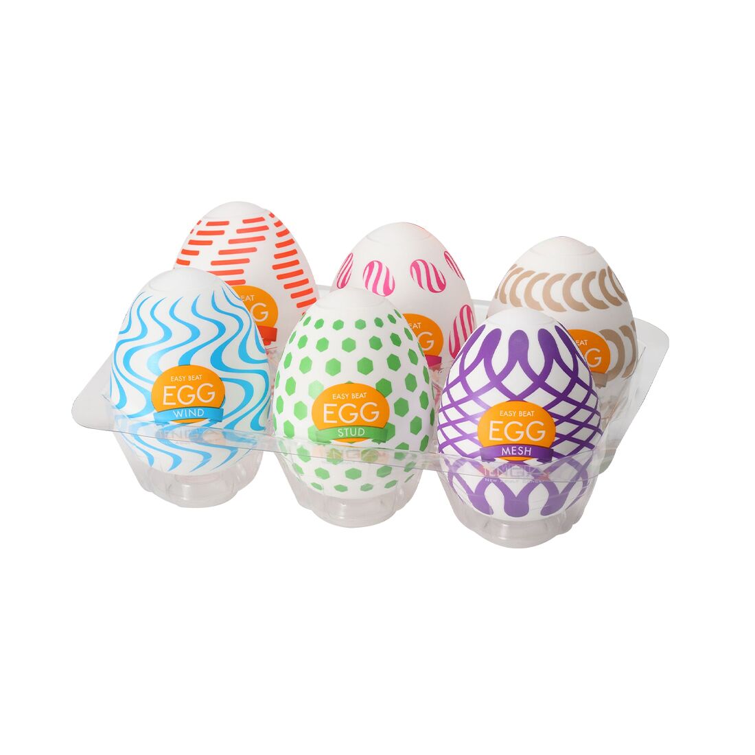Набір мастурбаторів-яєць Tenga Egg Wonder Pack (6 яєць) Набір мастурбаторів-яєць Tenga Egg Wonder Pack (6 яєць)