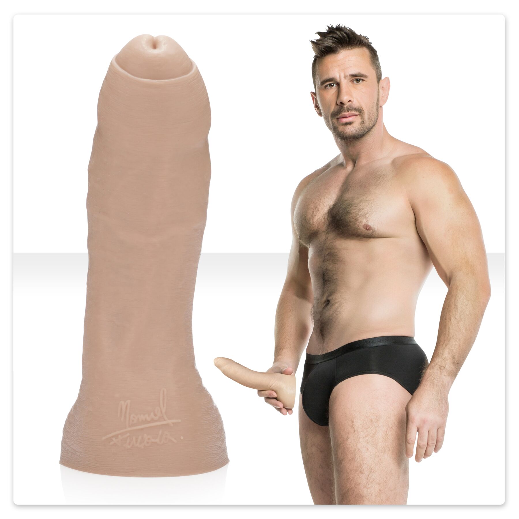 Фалоімітатор Fleshlight Guys: Manuel Ferrara Dildo, за зліпком пеніса порноактора Фалоімітатор Fleshlight Guys: Manuel Ferrara Dildo, за зліпком пеніса порноактора
