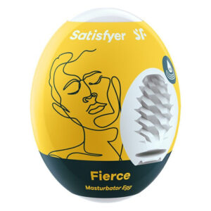 Самозмащувальний мастурбатор-яйце Satisfyer Masturbator Egg Fierce, одноразовий, не потребує змазки