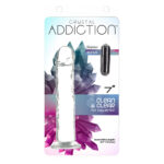 Прозорий фалоімітатор на присосці ADDICTION Vertical Dong 7″, віброкуля в подарунок