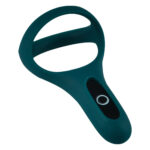 Подвійне ерекційне кільце Fun Town Rise Turquoise, керування зі смартфона, колір: зелений