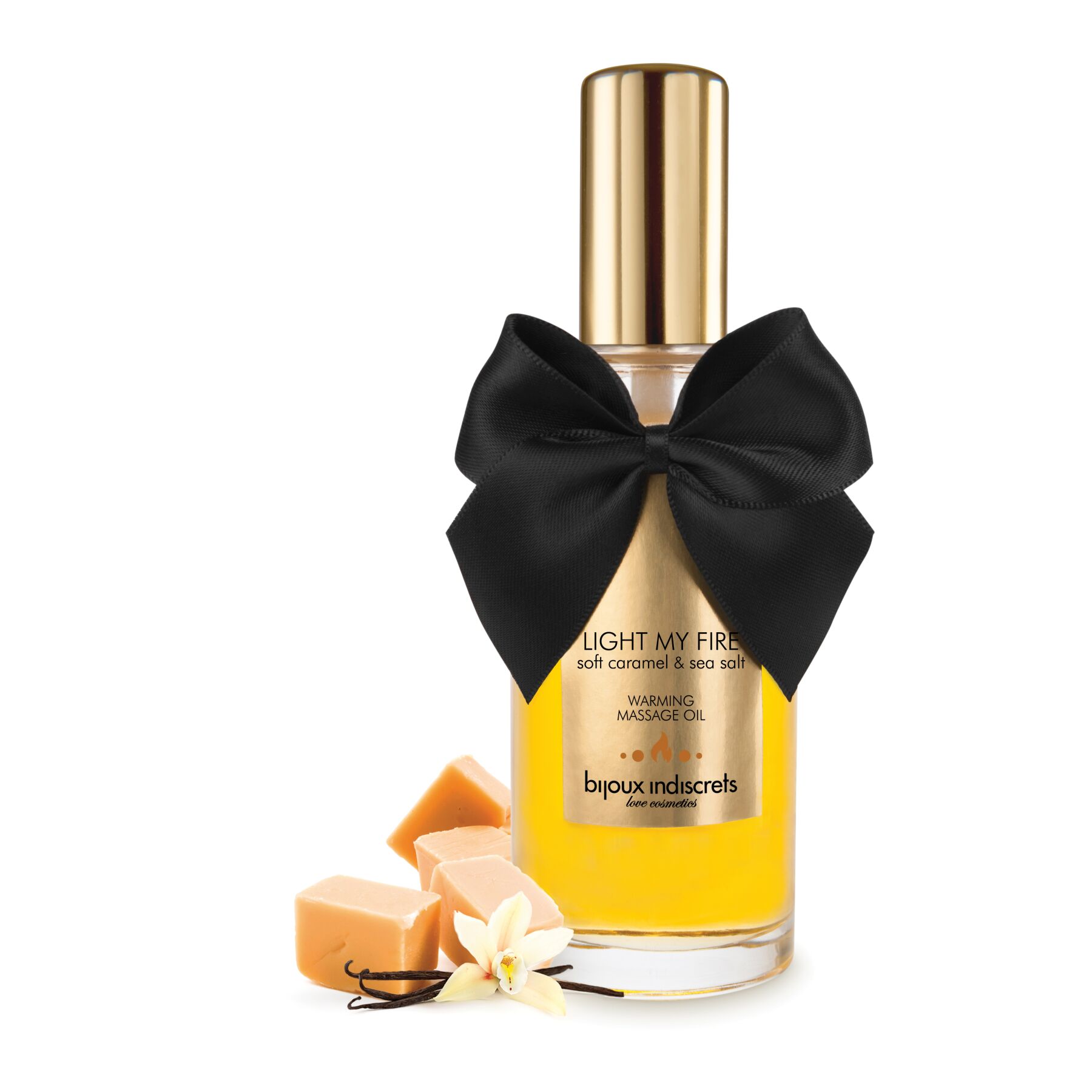 Розігрівальна олія Bijoux Indiscrets Light my Fire – Caramel&Sea salt Розігрівальна олія Bijoux Indiscrets Light my Fire – Caramel&Sea salt