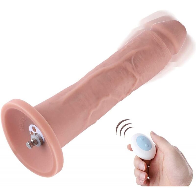 Фалоімітатор 10.2″ з вібрацією для секс-машин Hismith Silicone Dildo with Vibe, KlicLok, пульт ДК Фалоімітатор 10.2″ з вібрацією для секс-машин Hismith Silicone Dildo with Vibe, KlicLok, пульт ДК