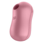 Вакуумний стимулятор із вібрацією Satisfyer Cotton Candy Light Red