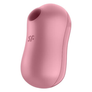 Вакуумний стимулятор із вібрацією Satisfyer Cotton Candy Light Red