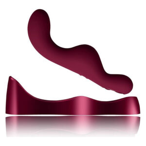 Універсальний sit-on-top вібратор Rocks Off Ruby Glow Blush, пульт ДК
