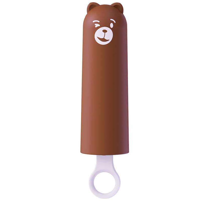 Вібратор CuteVibe Teddy Brown (Pink Dildo), реалістичний вібратор під виглядом морозива Вібратор CuteVibe Teddy Brown (Pink Dildo), реалістичний вібратор під виглядом морозива
