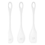 Набір йоні намистин Satisfyer Yoni Power 1 White, діаметр 2-2,5-3см, вага 22-46-74гр