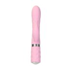 Розкішний кролик з ротацією та вібрацією Pillow Talk Lively Pink, кристал Сваровскі