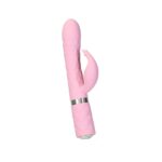 Розкішний кролик з ротацією та вібрацією Pillow Talk Lively Pink, кристал Сваровскі
