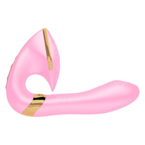 Вагінально-кліторальний вібратор Shunga Soyo Light Pink