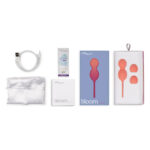 Смарт вагінальні кульки з вібрацією We-Vibe Bloom, діаметр 3,3 см, маса 45, 65, 80 г