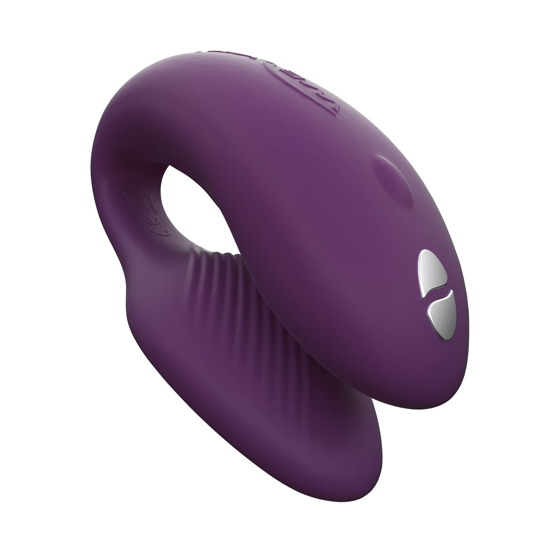 Смарт-вібратор для пар We-Vibe Chorus Purple, сенсорне керування вібраціями стисненням пульта Смарт-вібратор для пар We-Vibe Chorus Purple, сенсорне керування вібраціями стисненням пульта