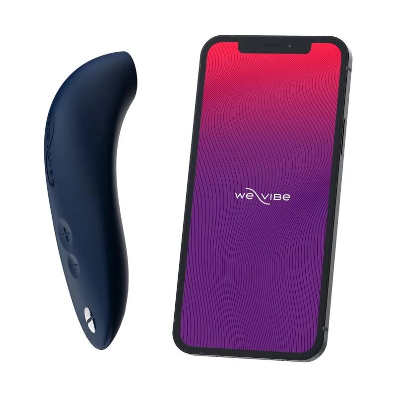 Вакуумний смарт-стимулятор для пар We-Vibe Melt Midnight Blue, зручно поєднувати з проникним сексом Вакуумний смарт-стимулятор для пар We-Vibe Melt Midnight Blue, зручно поєднувати з проникним сексом