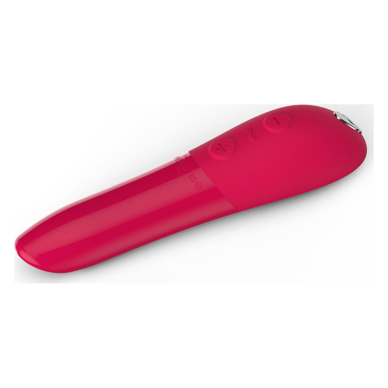Потужна віброкуля Tango X Cherry Red by We-Vibe, 7 режимів вібрації, 8 рівнів інтенсивності Потужна віброкуля Tango X Cherry Red by We-Vibe, 7 режимів вібрації, 8 рівнів інтенсивності