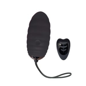 Віброяйце Adrien Lastic Ocean Breeze 2.0 Black, пульт ДК, мотор, 10 віброрежимів