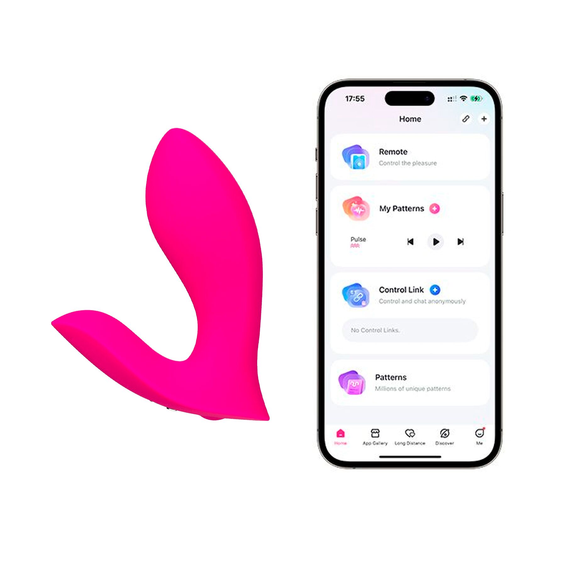 Смарт-вібратор у трусики Lovense Flexer, манливий рух + вібрація, стимуляція клітора та точки G Смарт-вібратор у трусики Lovense Flexer, манливий рух + вібрація, стимуляція клітора та точки G
