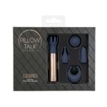 Вібромасажер Pillow Talk Secrets Desires 6-Piece Mini Massager Set - Navy