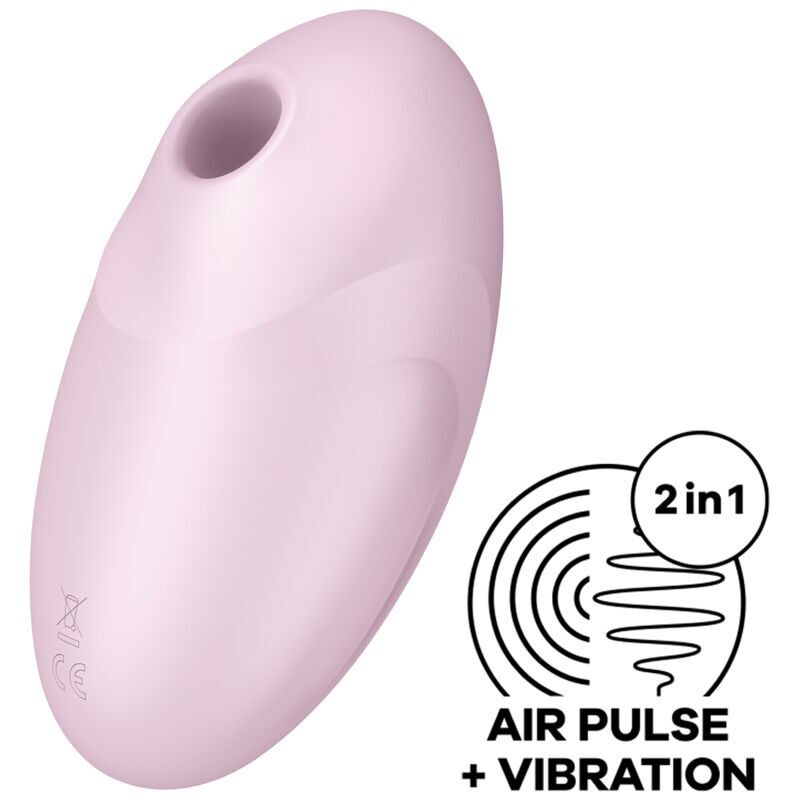 Вакуумний стимулятор з вібрацією Satisfyer Vulva Lover 3 Pink Вакуумний стимулятор з вібрацією Satisfyer Vulva Lover 3 Pink