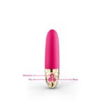 Вібратор Mystim Sleak Freak Pink, 8 режимів, внутрішня та зовнішня стимуляція