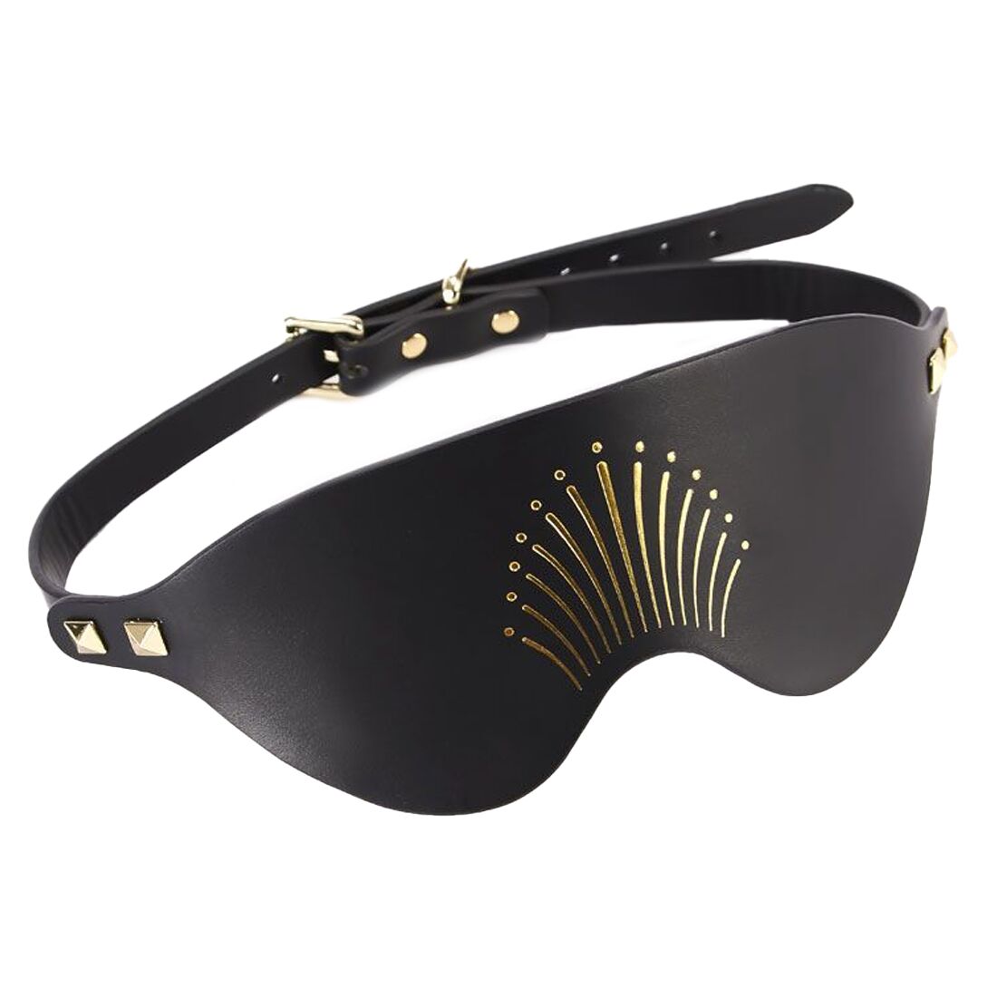 Розкішна маска на очі Zalo Blindfolds Black, натуральна шкіра Розкішна маска на очі Zalo Blindfolds Black, натуральна шкіра