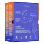 Смарт-вібромасажер простати We-Vibe Vector+ ROYAL BLUE, пульт ДК, регульований кут нахилу