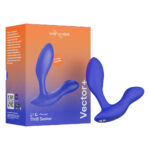 Смарт-вібромасажер простати We-Vibe Vector+ ROYAL BLUE, пульт ДК, регульований кут нахилу