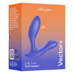 Смарт-вібромасажер простати We-Vibe Vector+ ROYAL BLUE, пульт ДК, регульований кут нахилу