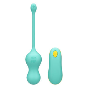 Віброяйце для точки G з пультом керування Romp Cello Light Teal, водонепроникне