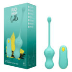 Віброяйце для точки G з пультом керування Romp Cello Light Teal, водонепроникне