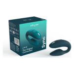 Смарт-вібратор для пар We-Vibe Sync 2 Green Velvet, 10 віброрежимів, пульт ДК