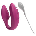 Смарт-вібратор для пар We-Vibe Sync 2 Rose, 10 віброрежимів, пульт ДК