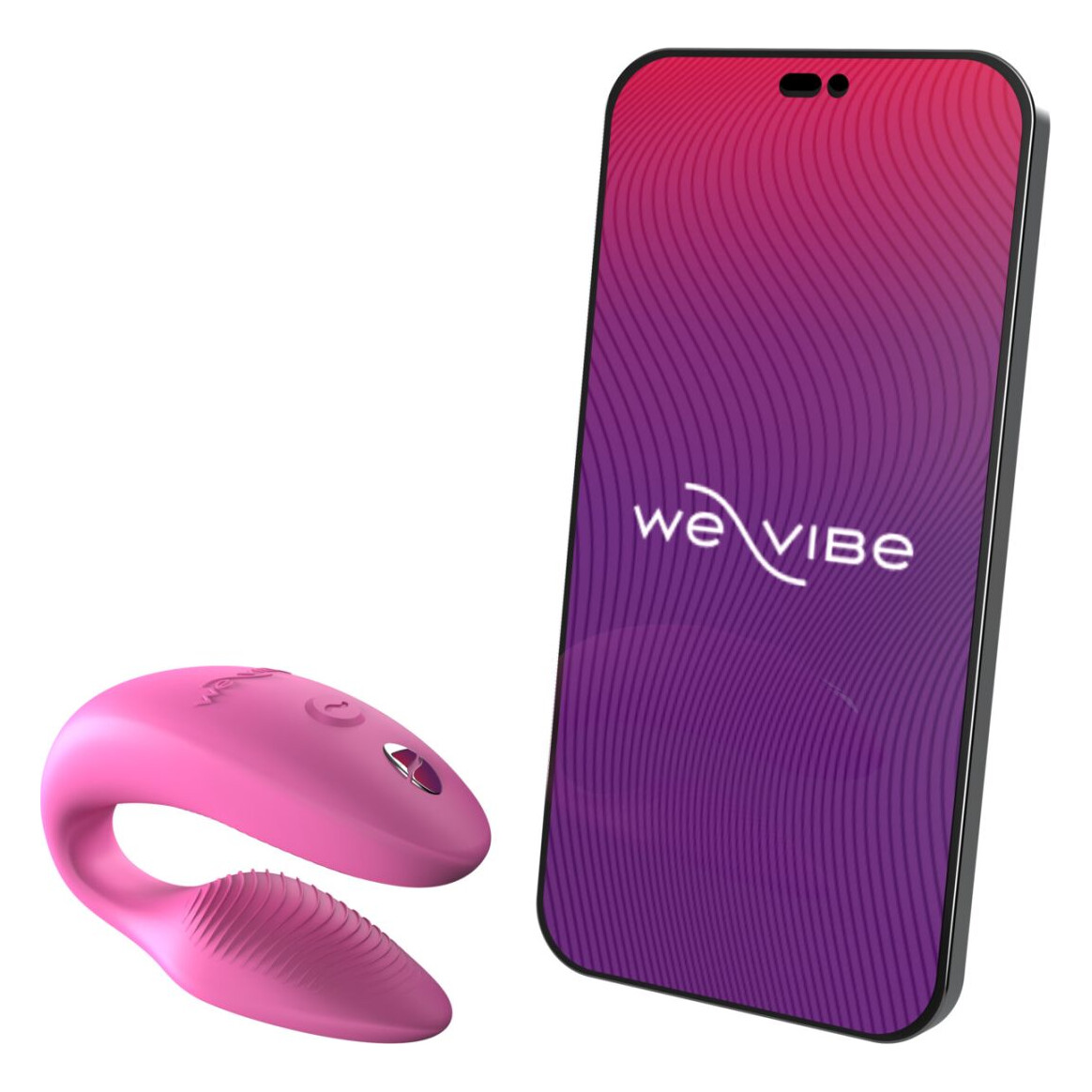 Смарт-вібратор для пар We-Vibe Sync 2 Rose, 10 віброрежимів, пульт ДК Смарт-вібратор для пар We-Vibe Sync 2 Rose, 10 віброрежимів, пульт ДК