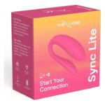 Смарт-вібратор для пар We-Vibe Sync Lite Pink, 10 віброрежимів, можна поєднувати з проникним сексом