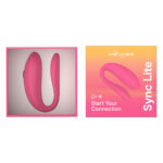 Смарт-вібратор для пар We-Vibe Sync Lite Pink, 10 віброрежимів, можна поєднувати з проникним сексом