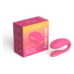 Смарт-вібратор для пар We-Vibe Sync Lite Pink, 10 віброрежимів, можна поєднувати з проникним сексом