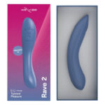 Смарт-вібратор We-Vibe Rave 2 Twisted Pleasure Blue, для точки G та входу в піхву, 2 мотори