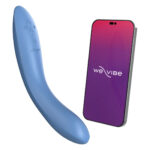 Смарт-вібратор We-Vibe Rave 2 Twisted Pleasure Blue, для точки G та входу в піхву, 2 мотори