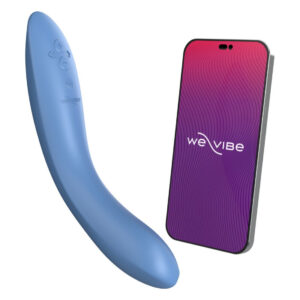 Смарт-вібратор We-Vibe Rave 2 Twisted Pleasure Blue, для точки G та входу в піхву, 2 мотори