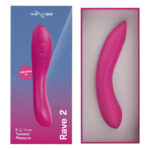 Смарт-вібратор We-Vibe Rave 2 Twisted Pleasure Pink, для точки G та входу в піхву, 2 мотори