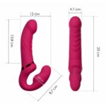 Безремінний смарт-страпон Lovense Lapis, 3 мотори, керування зі смартфона