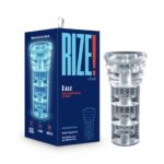 Мастурбатор Blush Rize – Luz Glow in the Dark Masturbator – Clear, всмоктування, світиться в темряві