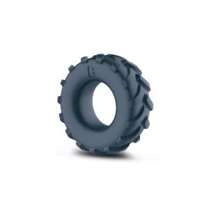Ерекційне кільце-шина Boners Tire Cock Ring – Grey, внутрішній діаметр 2,5 см