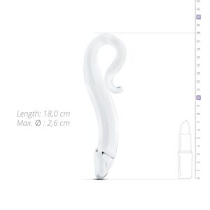 Скляний дилдо Gildo Glass Dildo No. 21, реалістична головка