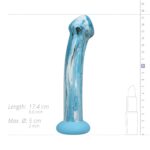 Скляний дилдо Gildo Ocean Ripple, об’ємна головка