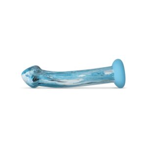 Скляний дилдо Gildo Ocean Ripple, об’ємна головка