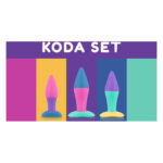 Набір анальних пробок PMV20 Koda – Butt Plug Set, діаметр 2,9 см, 3,9 см, 5 см