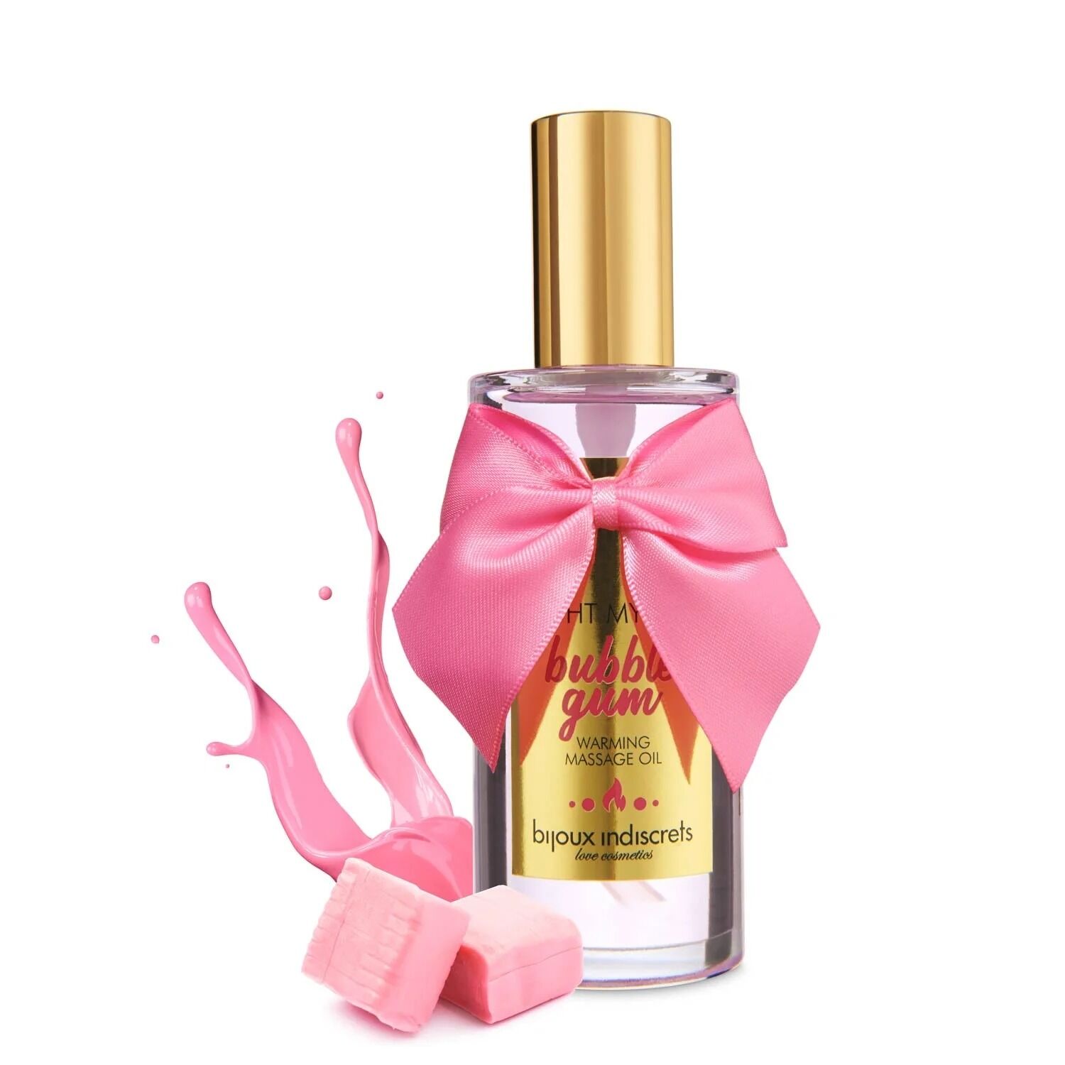 Розігрівальна олія Bijoux Indiscrets Light my Fire – Strawberry Bubblegum (100 мл) Розігрівальна олія Bijoux Indiscrets Light my Fire – Strawberry Bubblegum (100 мл)