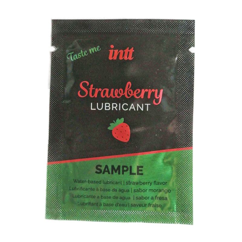 Пробник лубриканту на водній основі Intt Strawberry (2 мл) Пробник лубриканту на водній основі Intt Strawberry (2 мл)